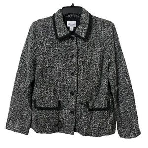 The Tog Shop Tweed Jacket | Black, Grey, White